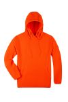 Fleecehoodie Buchhorn, orange orange