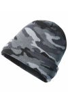 Strickmütze Camouflage, anthrazit/grau, anthrazit/grau