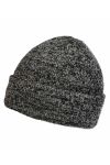 Mütze Stans, grau/schwarz-meliert, grau/schwarz-meliert
