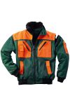 4 in 1-Pilotenblouson Nevada, grün/orange grün/orange