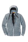 Strickjacke Schärding, grau/schwarz-meliert grau/schwarz-meliert
