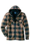 Thermojacke Galway, braun/schwarz-kariert braun/schwarz-kariert