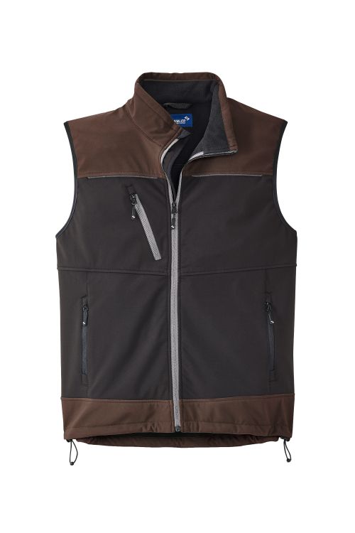 Active Softshellweste, braun/schwarz braun/schwarz