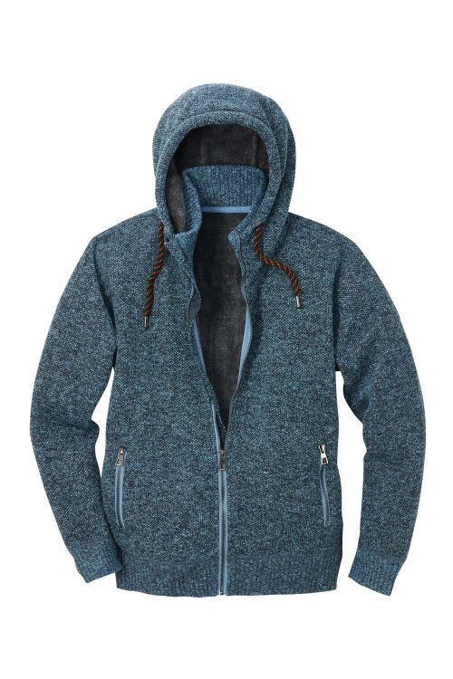 Strickjacke Schärding, navy/blau-meliert navy/blau-meliert