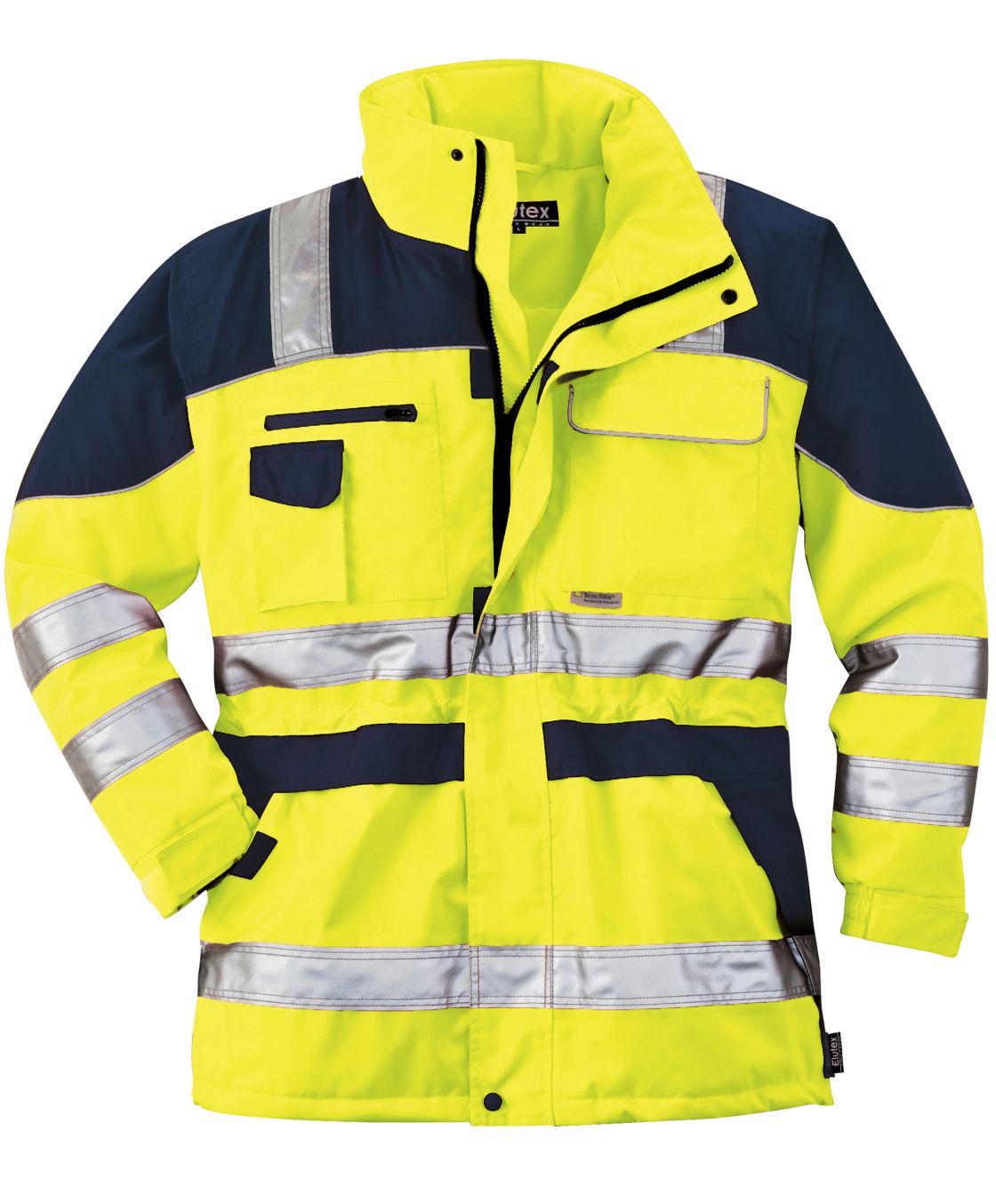 Warnschutz-Parka Safety Plus, gelb/navy gelb/navy